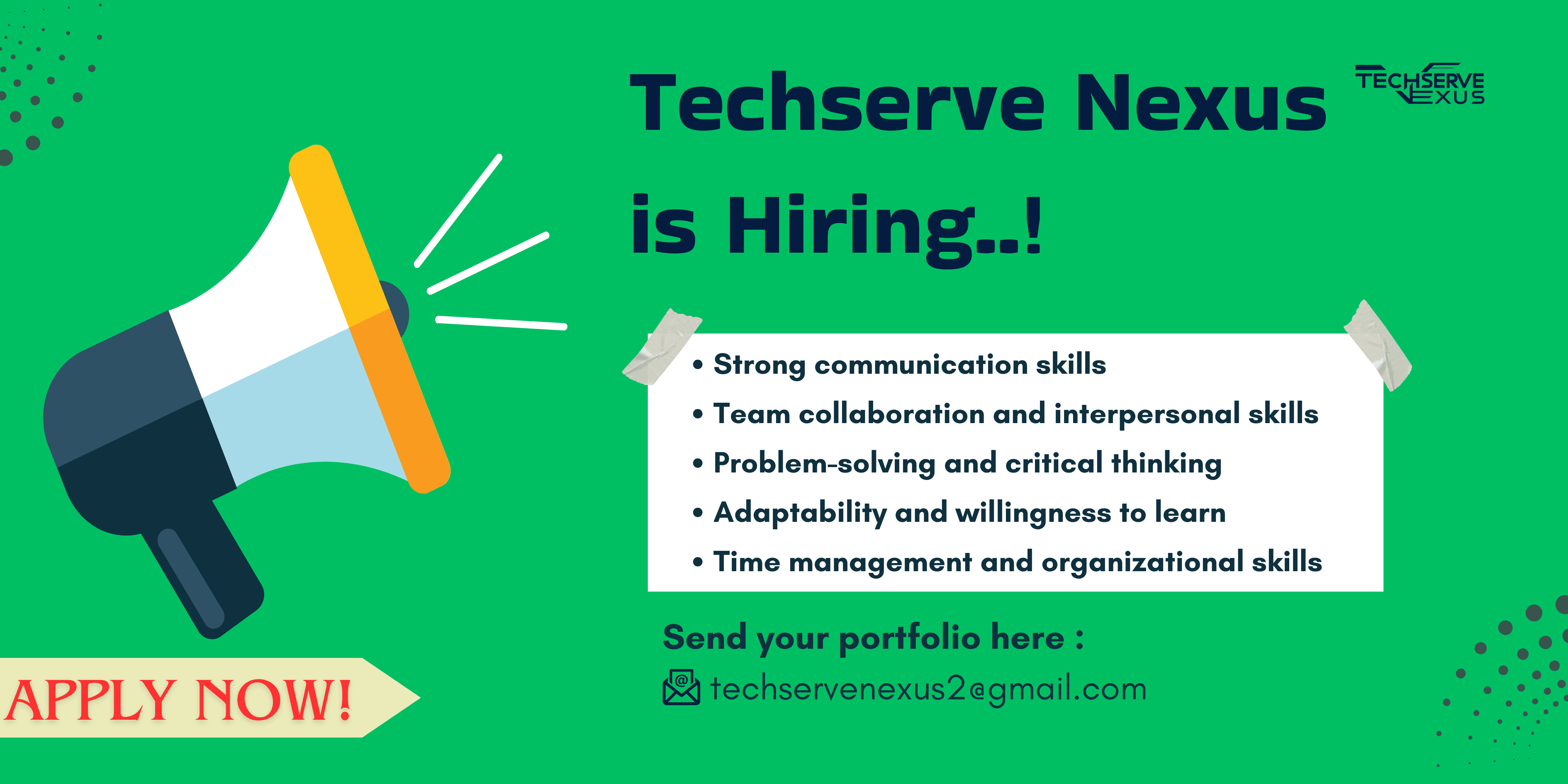 Techserve is Hiring